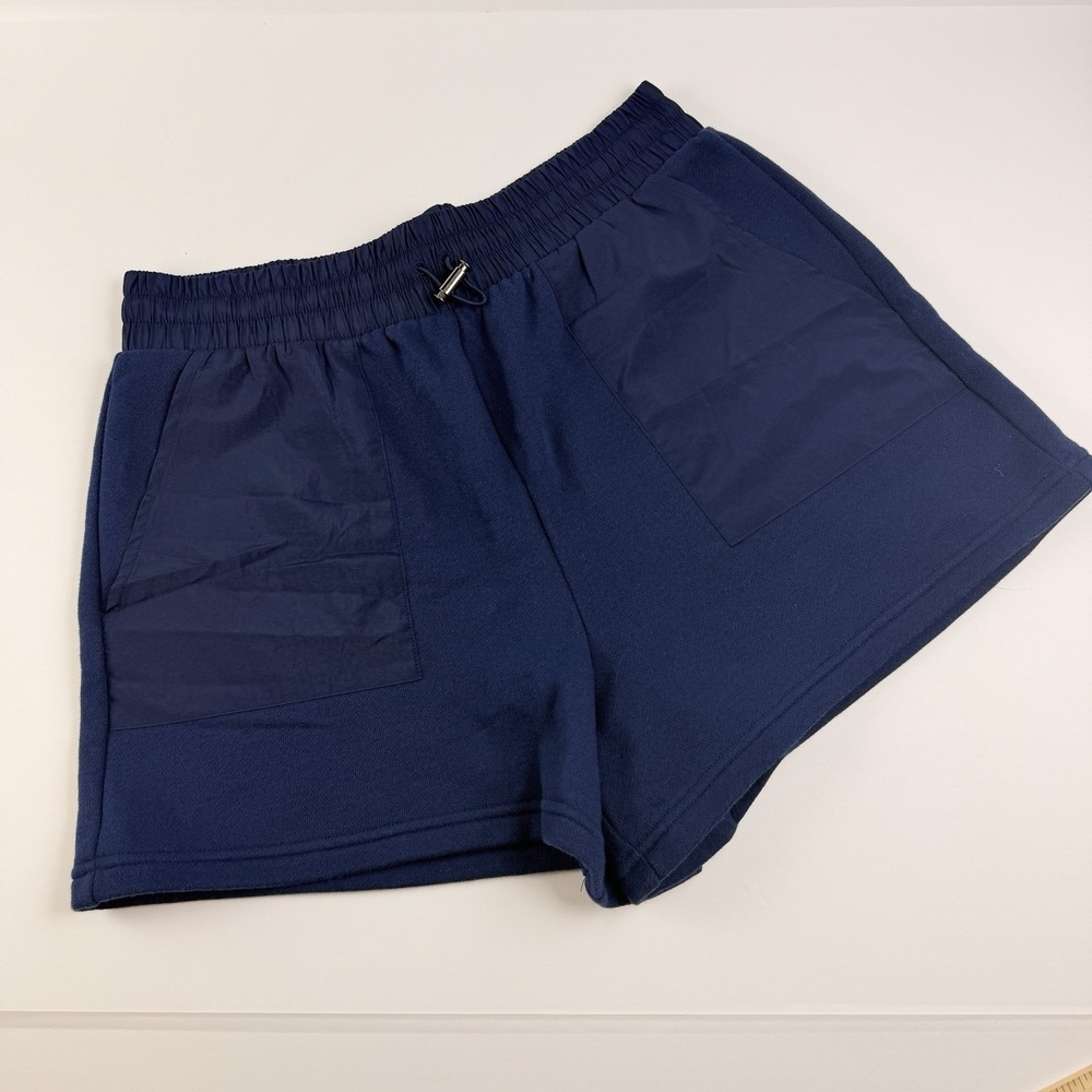 Victoria's Secret On Point Shorts Womens M Blue Athleisure Pockets